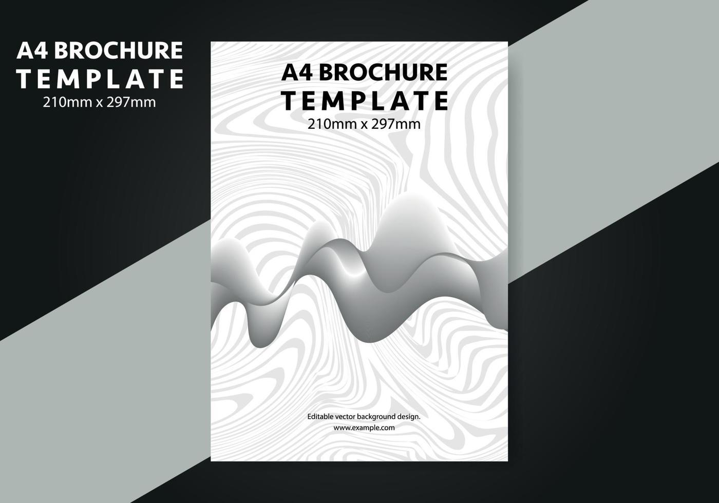 a4 brochure achtergrond ontwerp sjabloon vector, folder sjabloon voor bedrijf achtergrond lay-out in a4 grootte vector