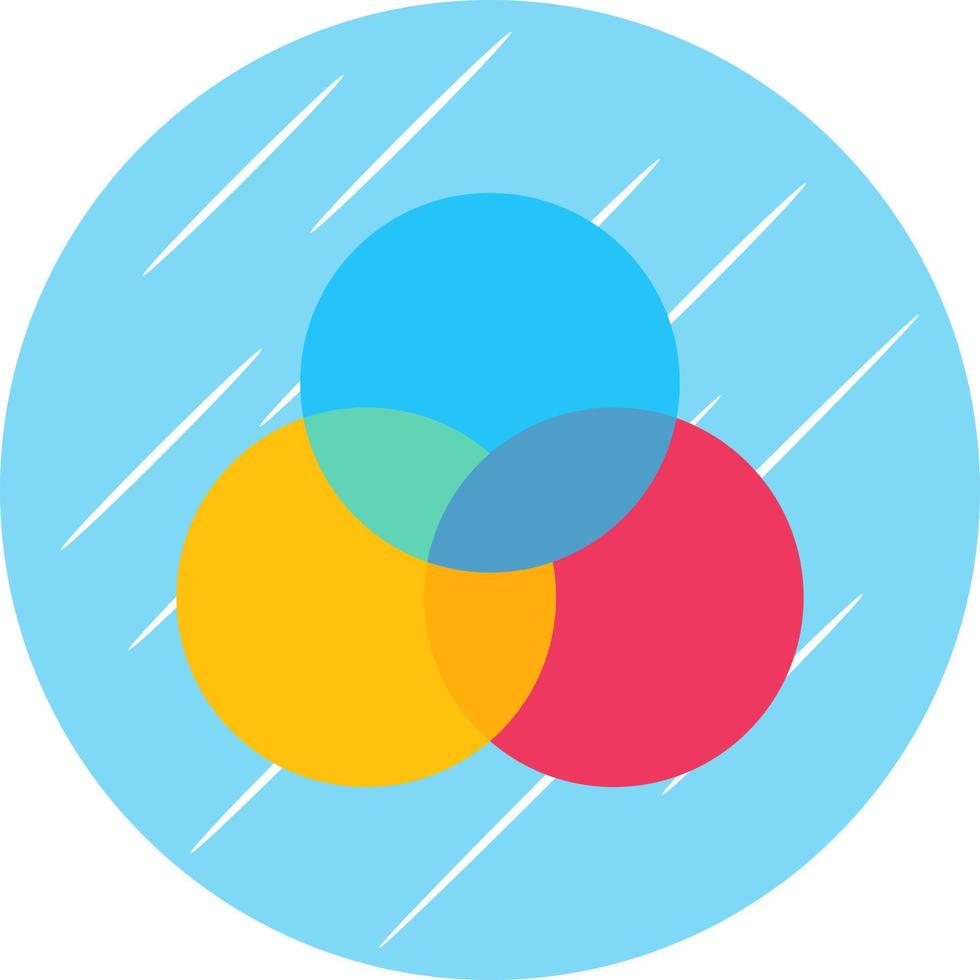 venn diagram vector icoon ontwerp