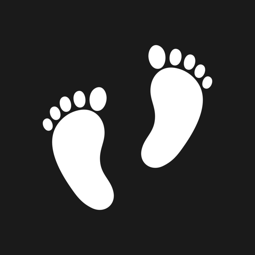 voet stap illustratie in vector