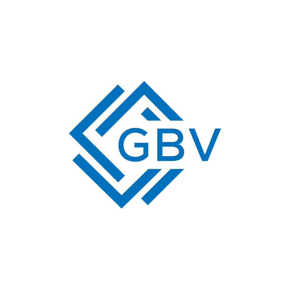 gbv brief design.gbv brief logo ontwerp Aan wit achtergrond. gbv creatief cirkel brief logo concept. gbv brief ontwerp. vector
