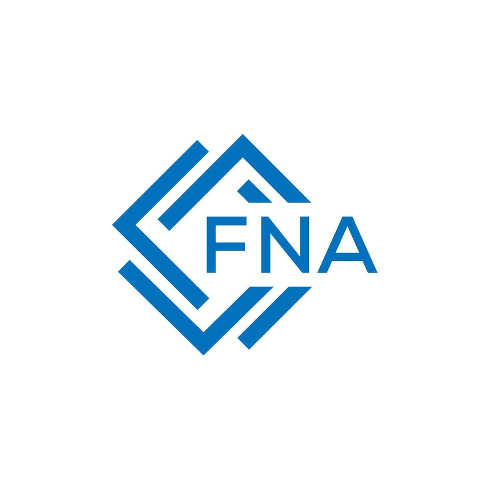 fna brief logo ontwerp Aan wit achtergrond. fna creatief cirkel brief logo concept. fna brief ontwerp. vector