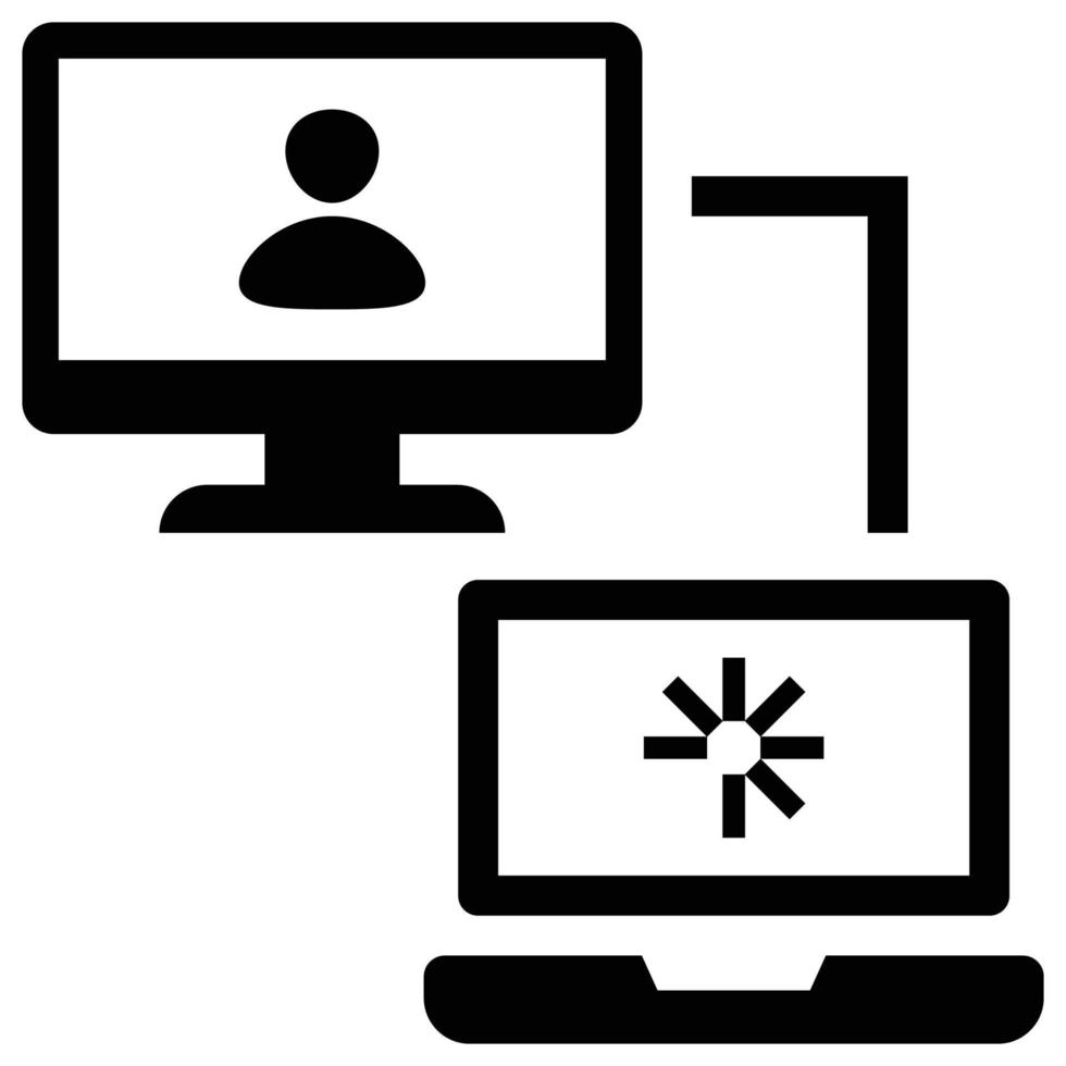 video conferentie is een gemakkelijk bewerkbare pictogrammen thema's van video conferentie. combineren verschillend elementen naar creëren opvallende composities dat helpen u vertellen een beter verhaal voor uw lan vector