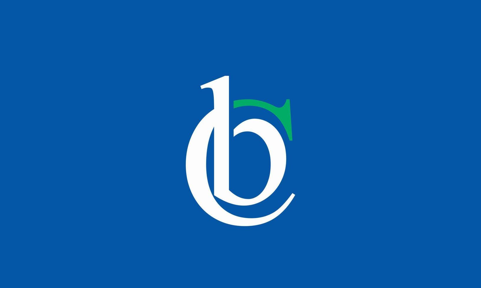 alfabet letters initialen monogram logo cb, bc, c en b vector