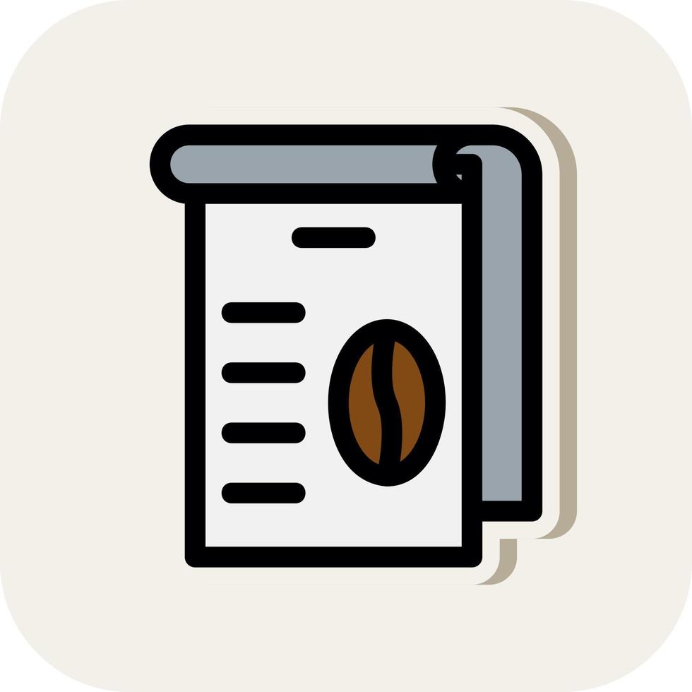 koffie menu vector icoon ontwerp