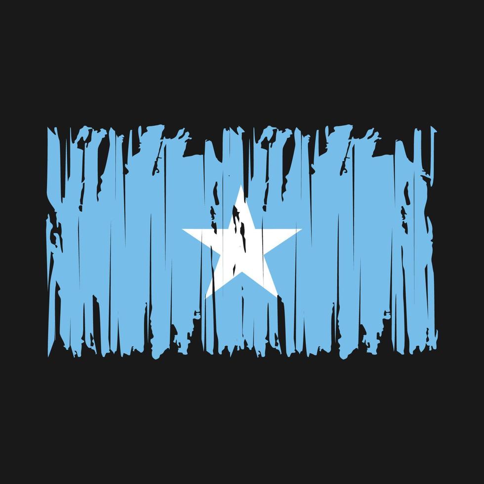 Somalië vlag borstel vector illustratie