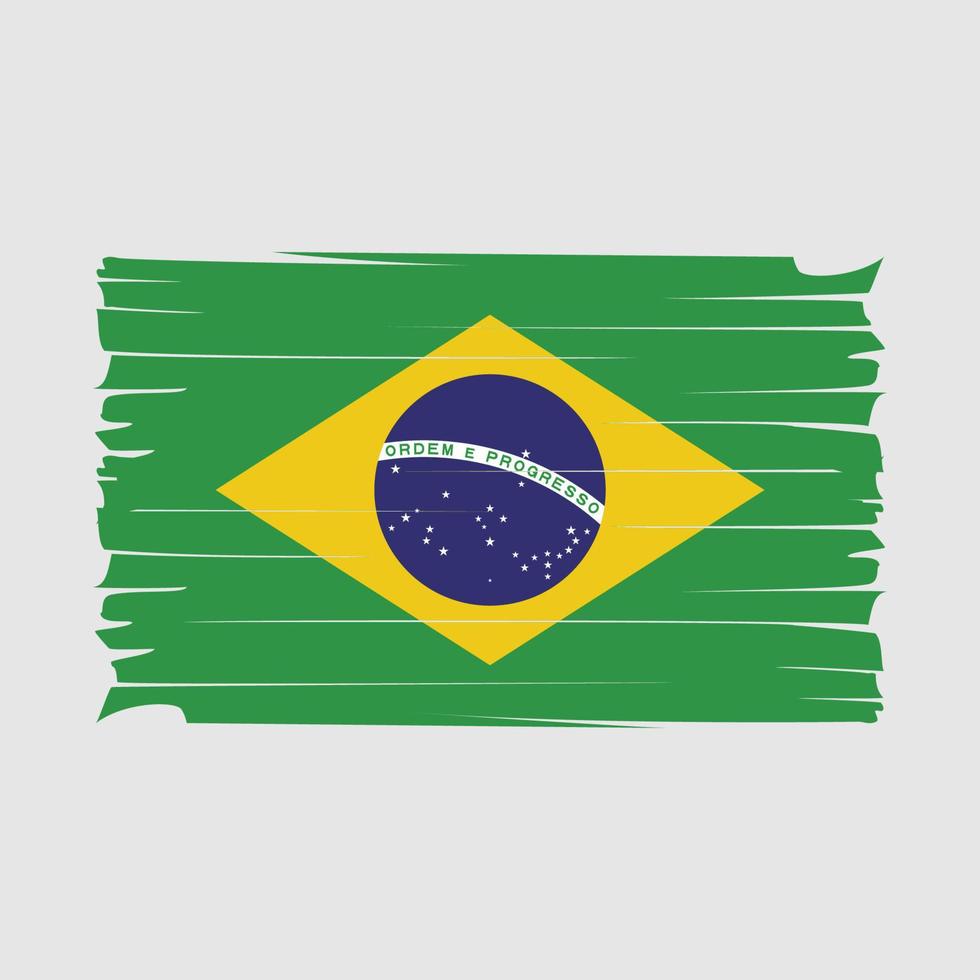 braziliaanse vlag vector