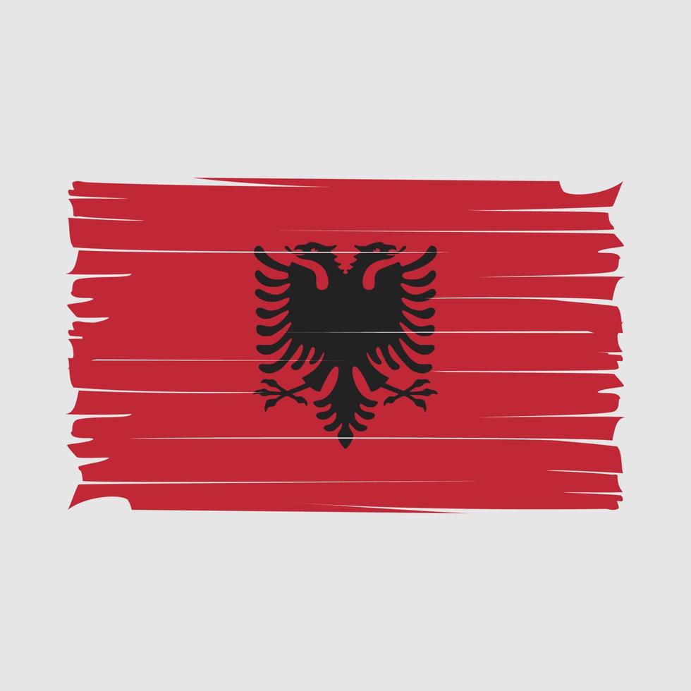 vlag van albanië vector