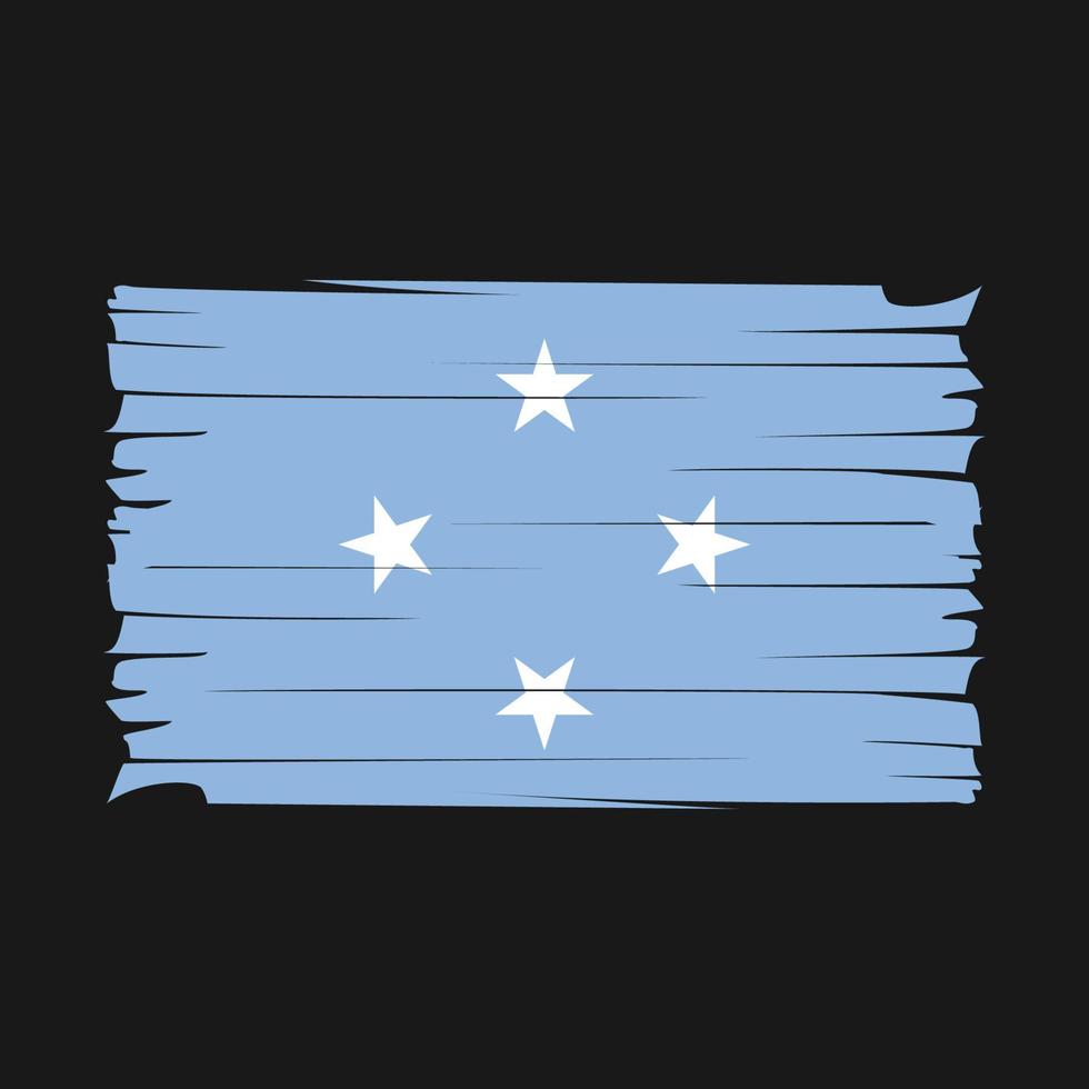 vlag van micronesië vector