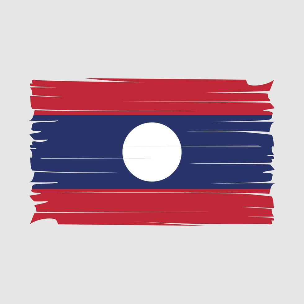 vlag van laos vector