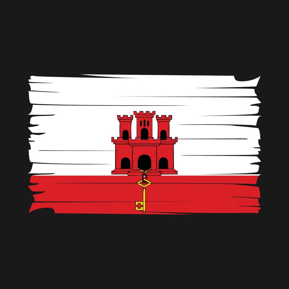 gibraltar vlag vector