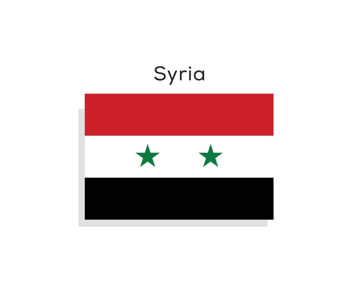 Syrië vlag icoon. Syrië kalkoen illustratie. nationaal Syrië vlag vector