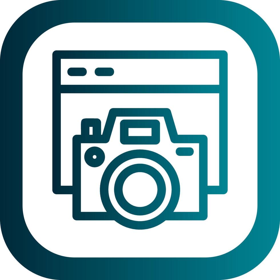 camera website vector icoon ontwerp