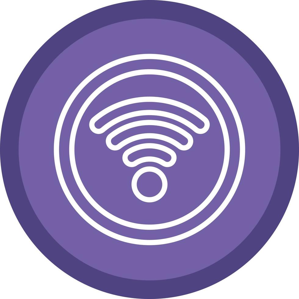 Wifi signaal vector icoon ontwerp