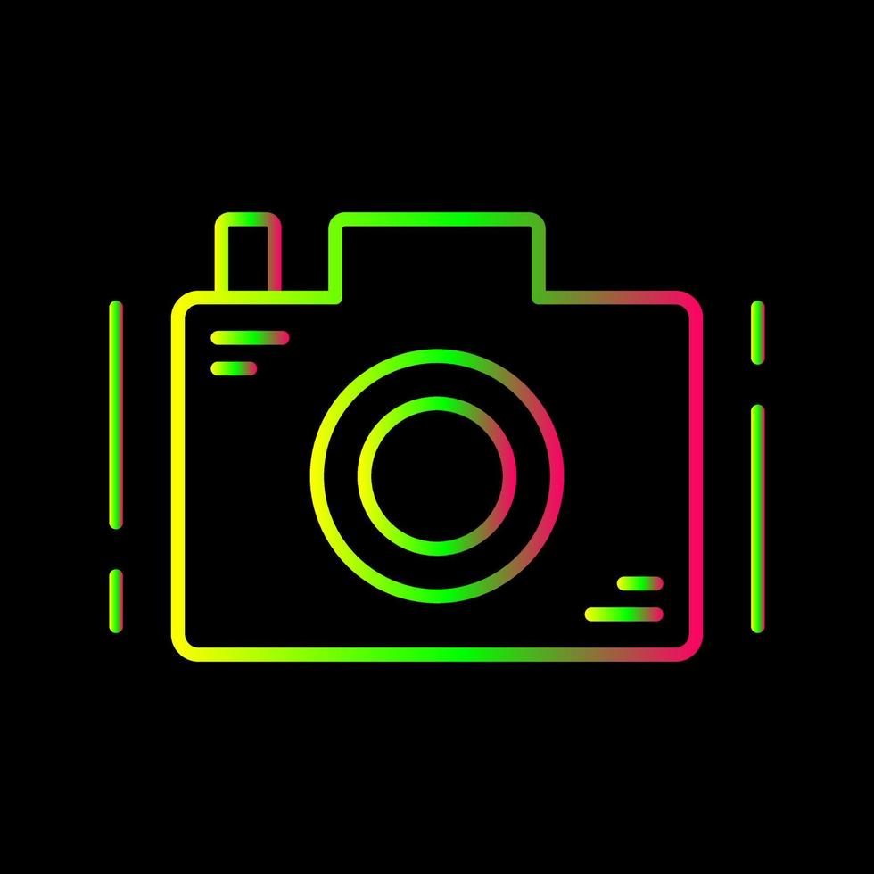 camera lijn icoon vector