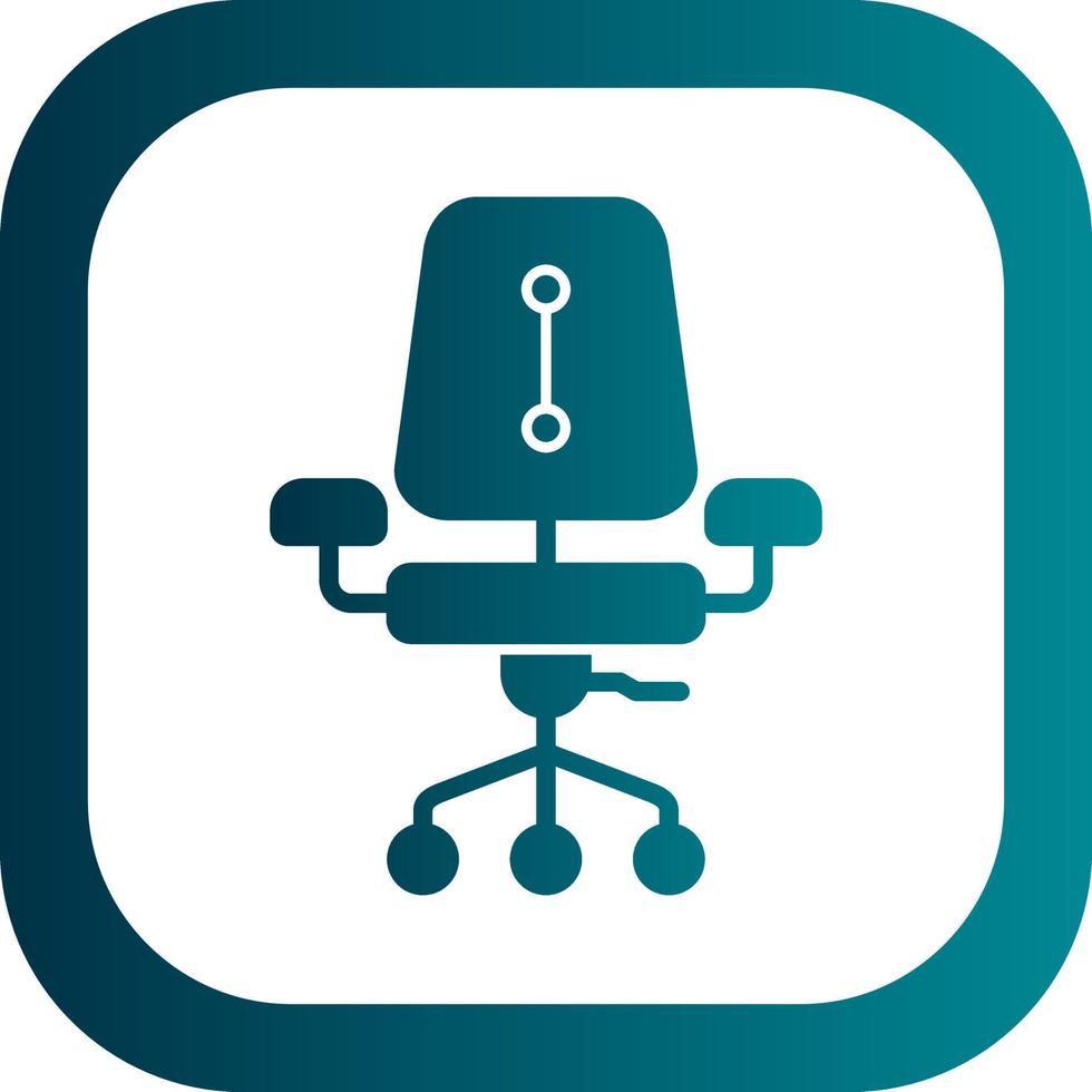 bureau stoel vector icoon ontwerp