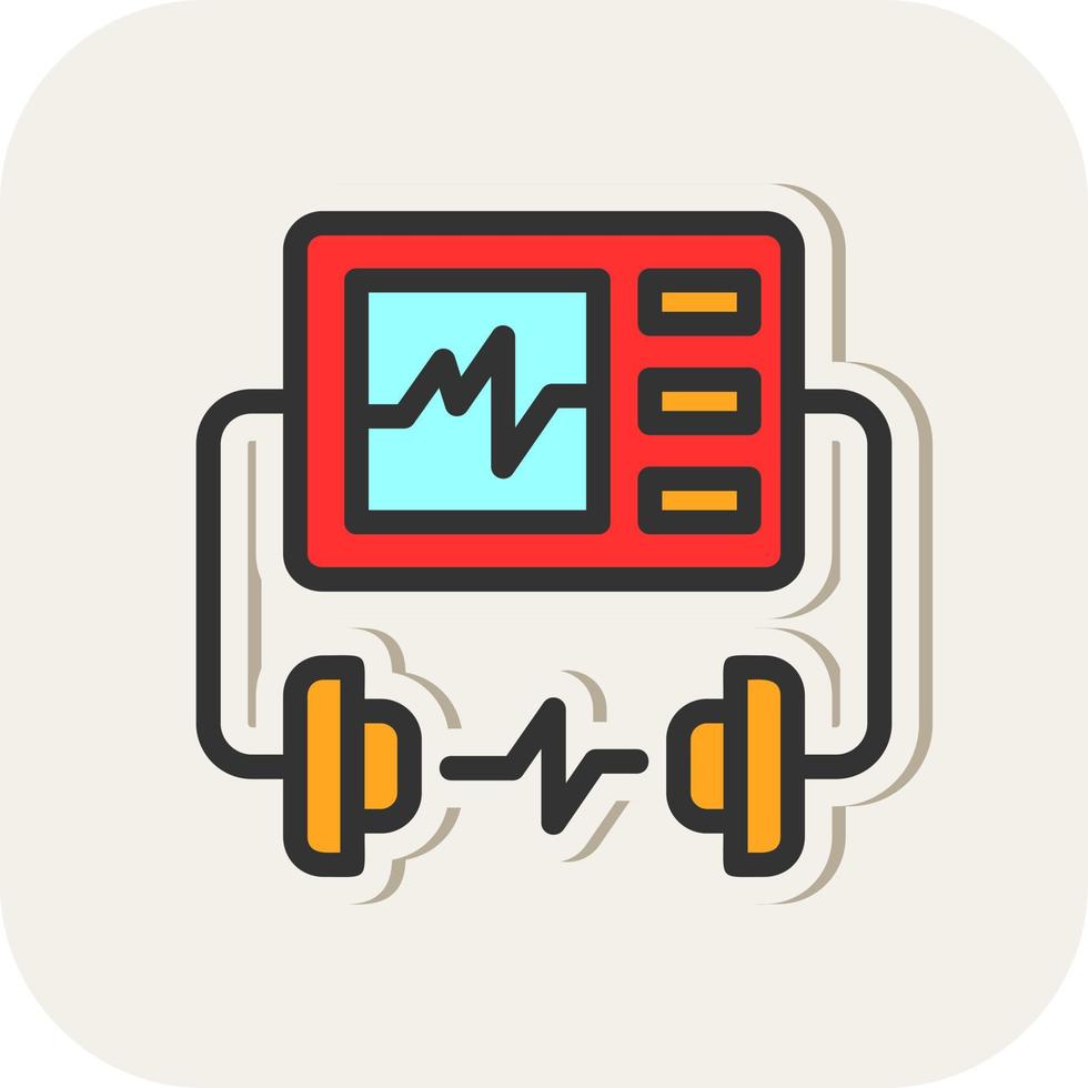 defibrillator vector icoon ontwerp