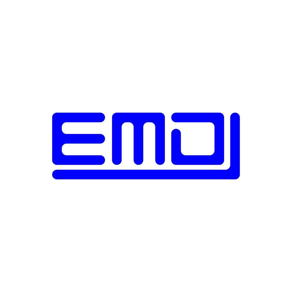 emd brief logo creatief ontwerp met vector grafisch, emd gemakkelijk en modern logo.