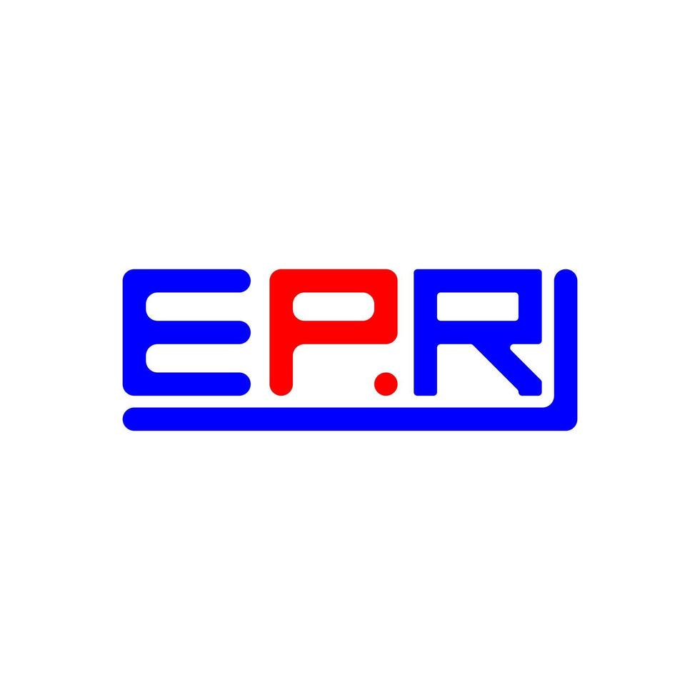 epr brief logo creatief ontwerp met vector grafisch, epr gemakkelijk en modern logo.