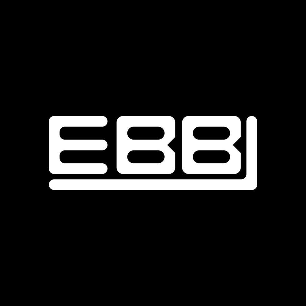 eb brief logo creatief ontwerp met vector grafisch, eb gemakkelijk en modern logo.