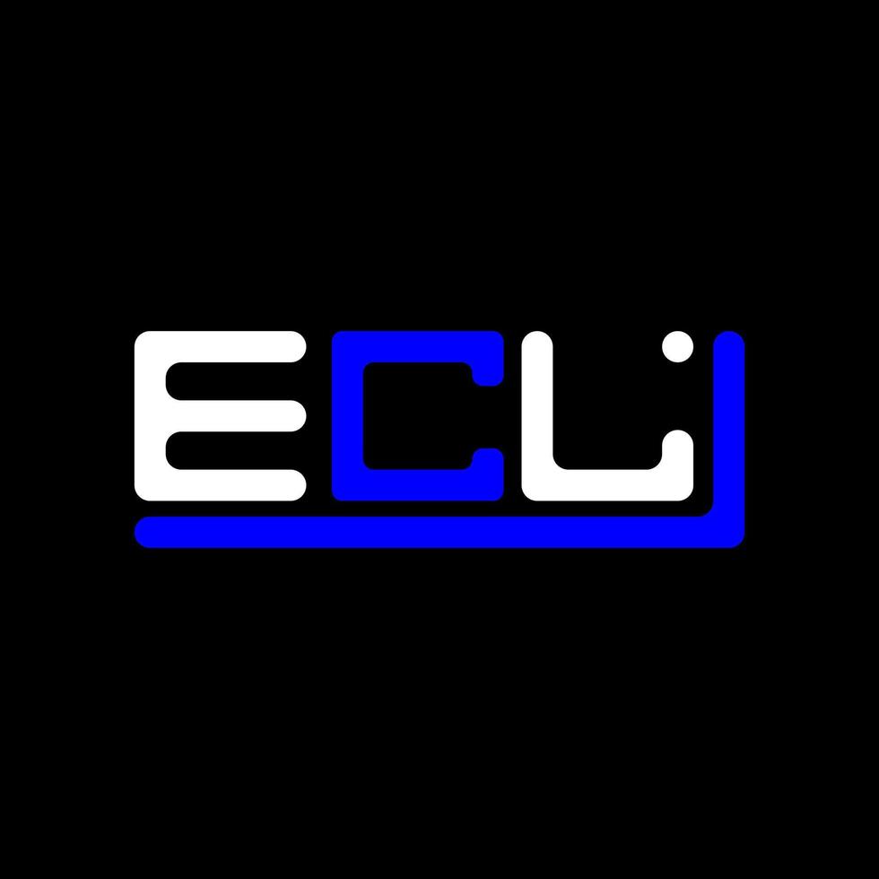 ecl brief logo creatief ontwerp met vector grafisch, ecl gemakkelijk en modern logo.