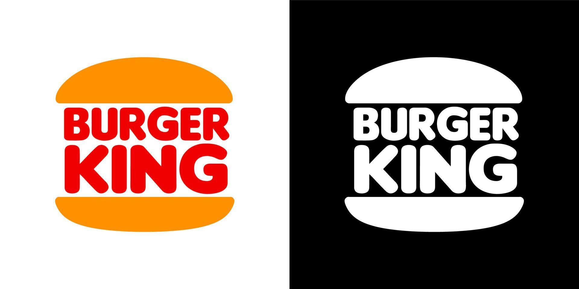 hamburger koning logo vector, hamburger koning icoon vrij vector