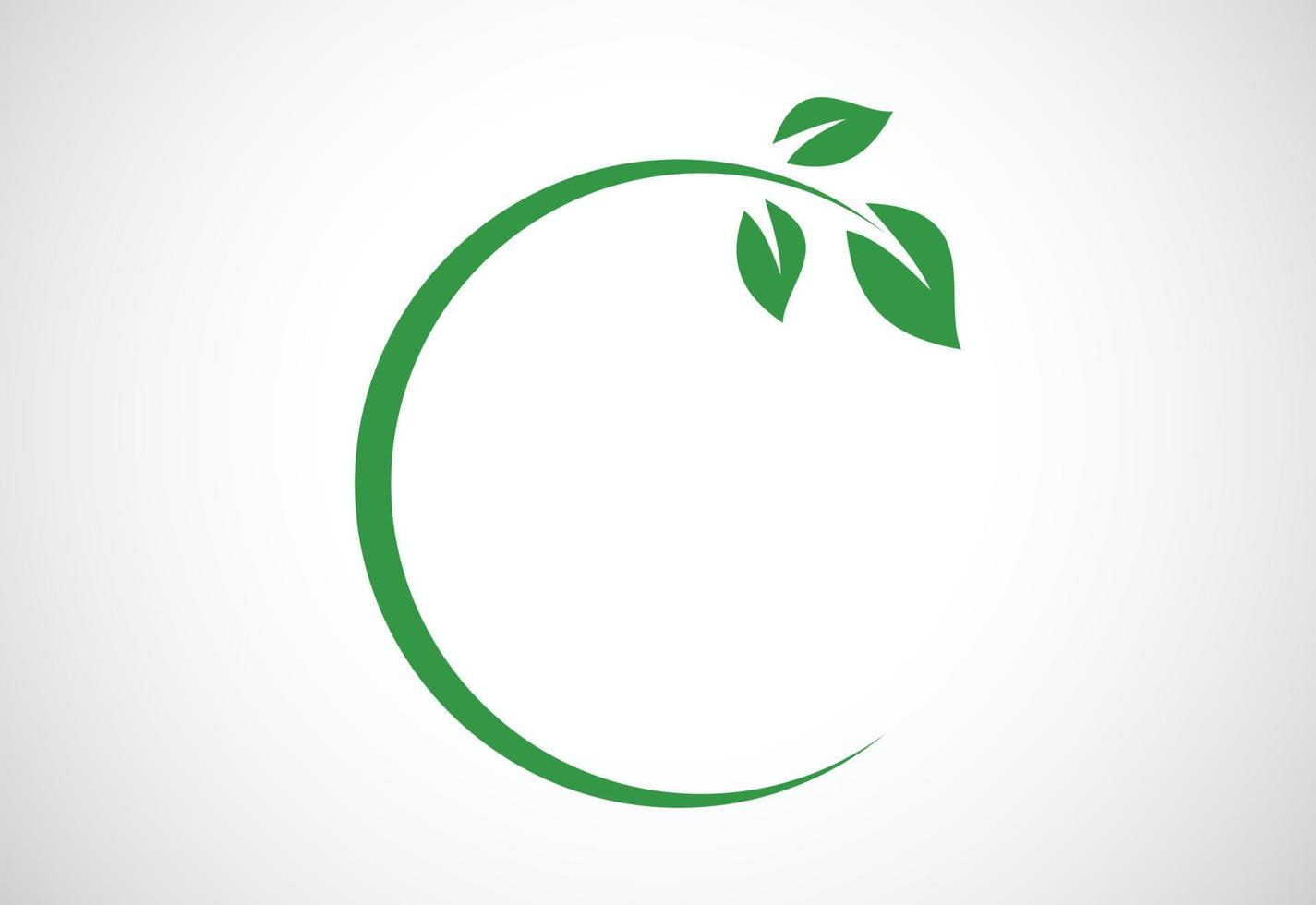creatief groen natuur logo ontwerp, vector ontwerp sjabloon