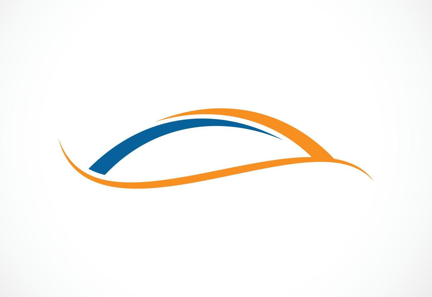 creatief abstract brug logo ontwerp, vector ontwerp sjabloon