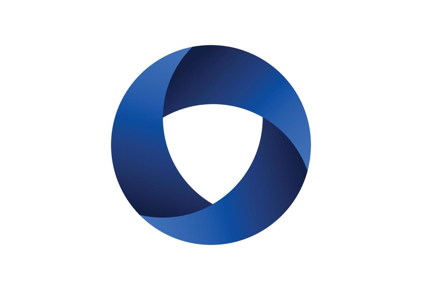 cirkel vorm logo ontwerp, vector illustratie