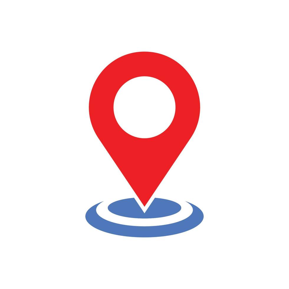 locatie pin pictogram vector