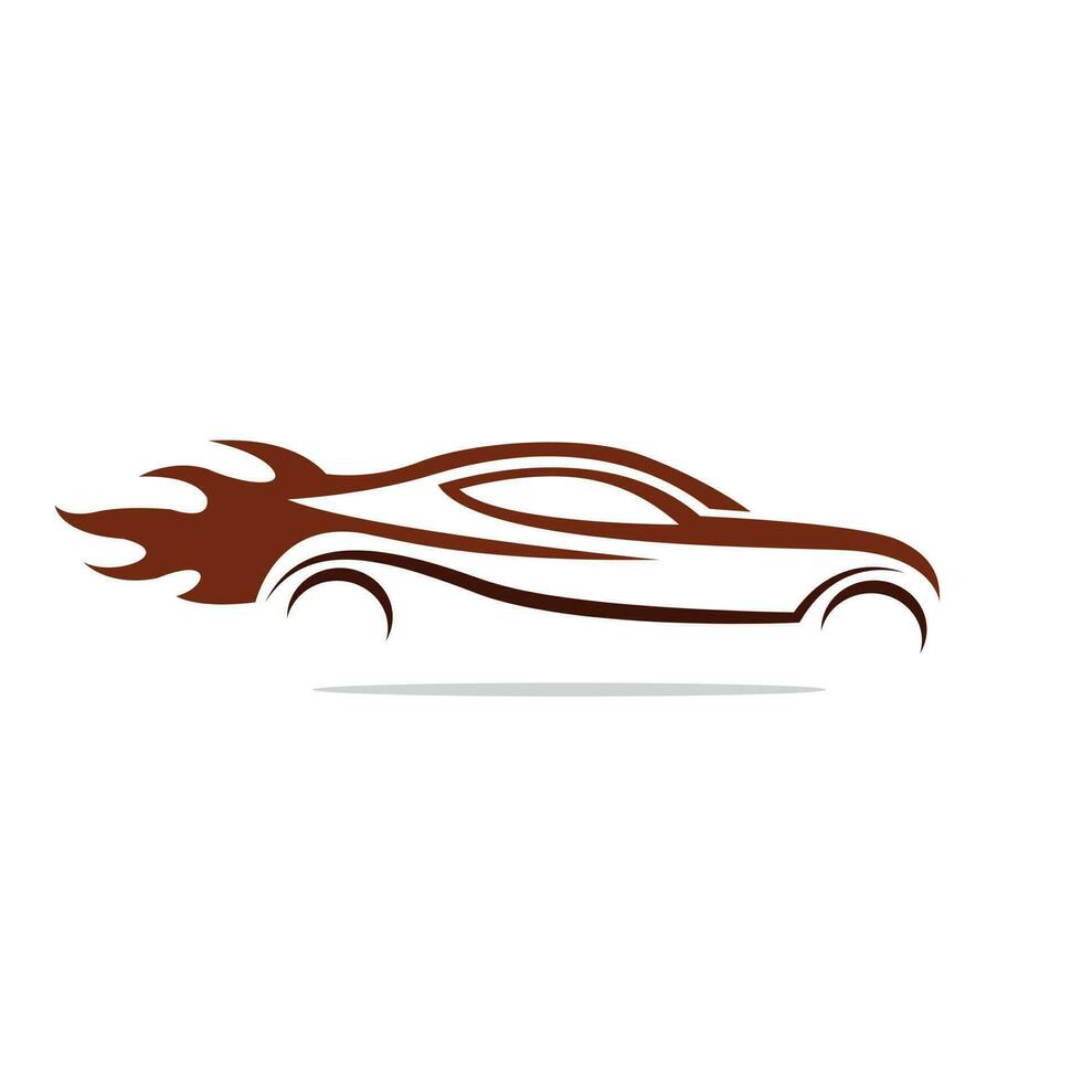 modern auto logo concept. sport- auto snelheid logo icoon. vector