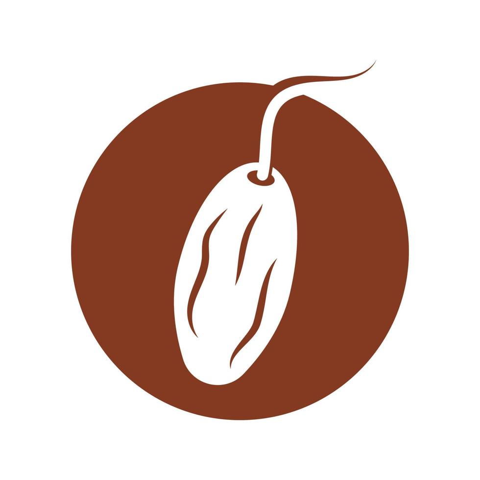datums logo voedsel grafisch ontwerp element sjabloon voor moslim vakantie inspiratie vector