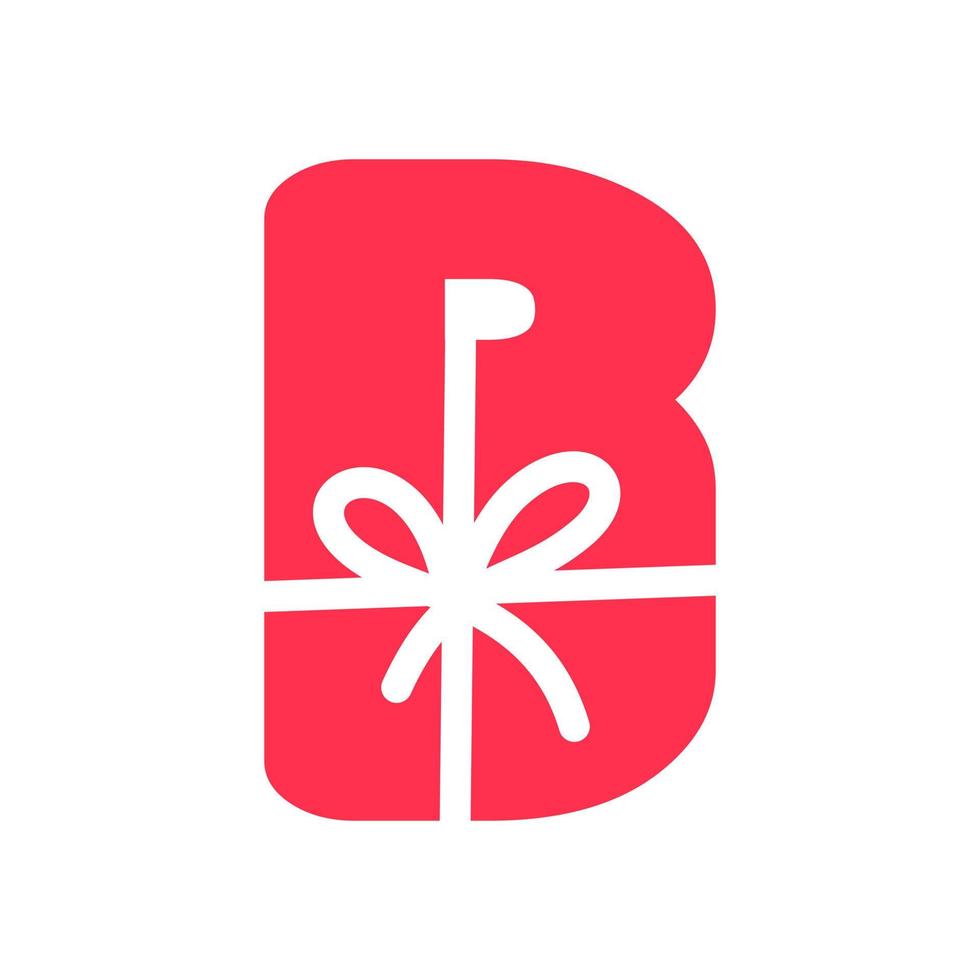 eerste b geschenk logo vector