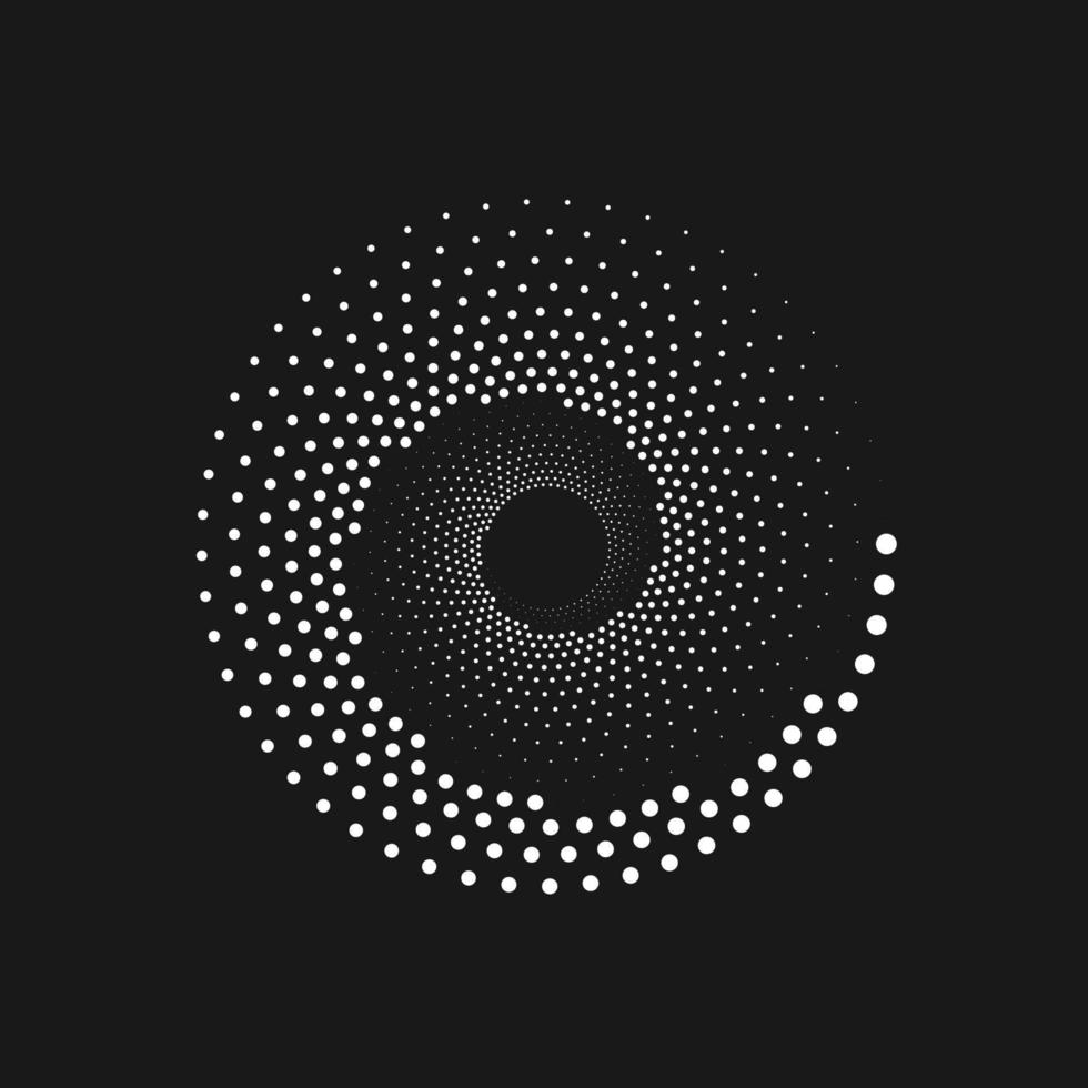 halftone cirkel abstract vector