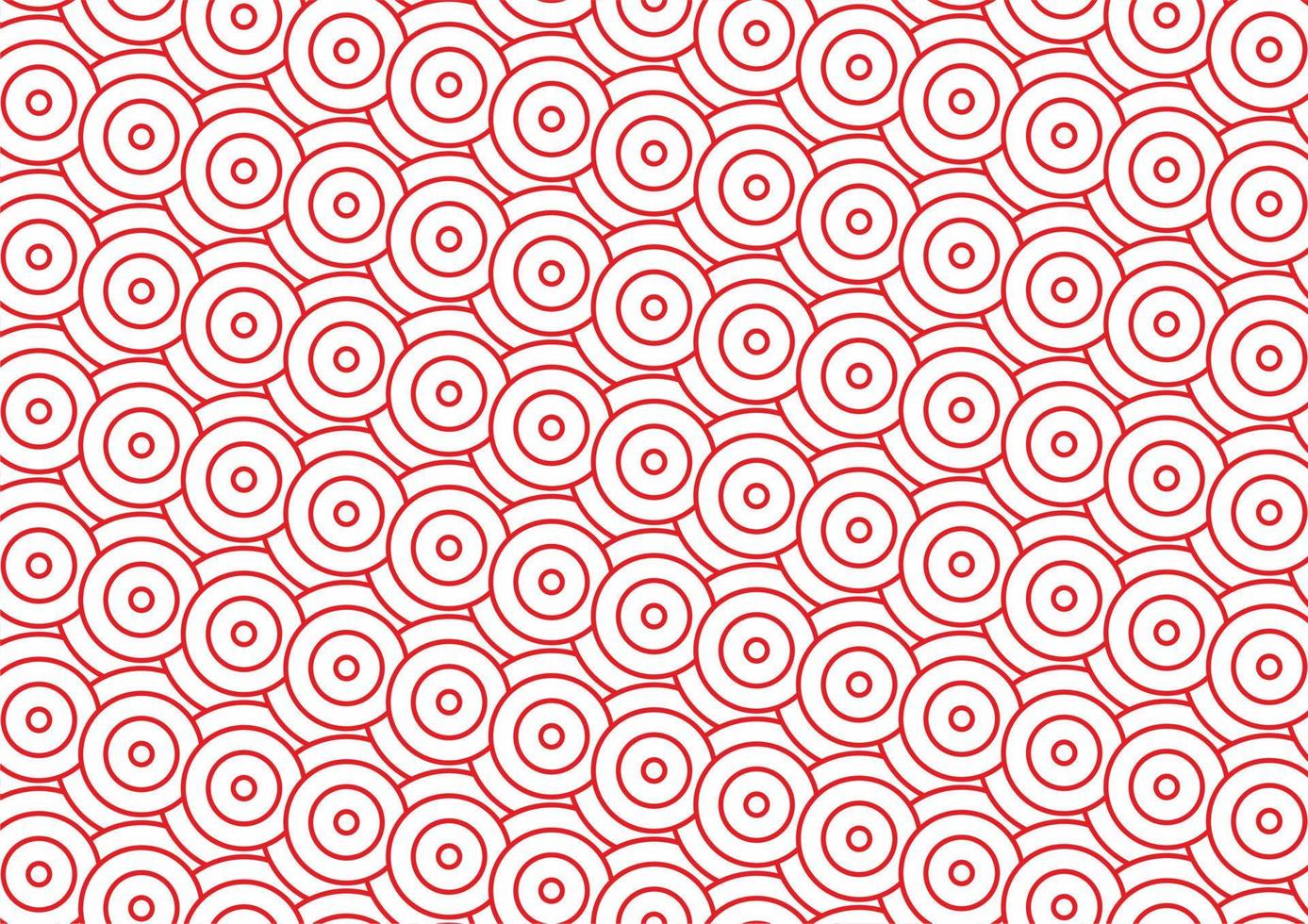 vector japanse Golf patroon kunst. rood cirkels Aan wit achtergrond. Japan stijl. abstract.