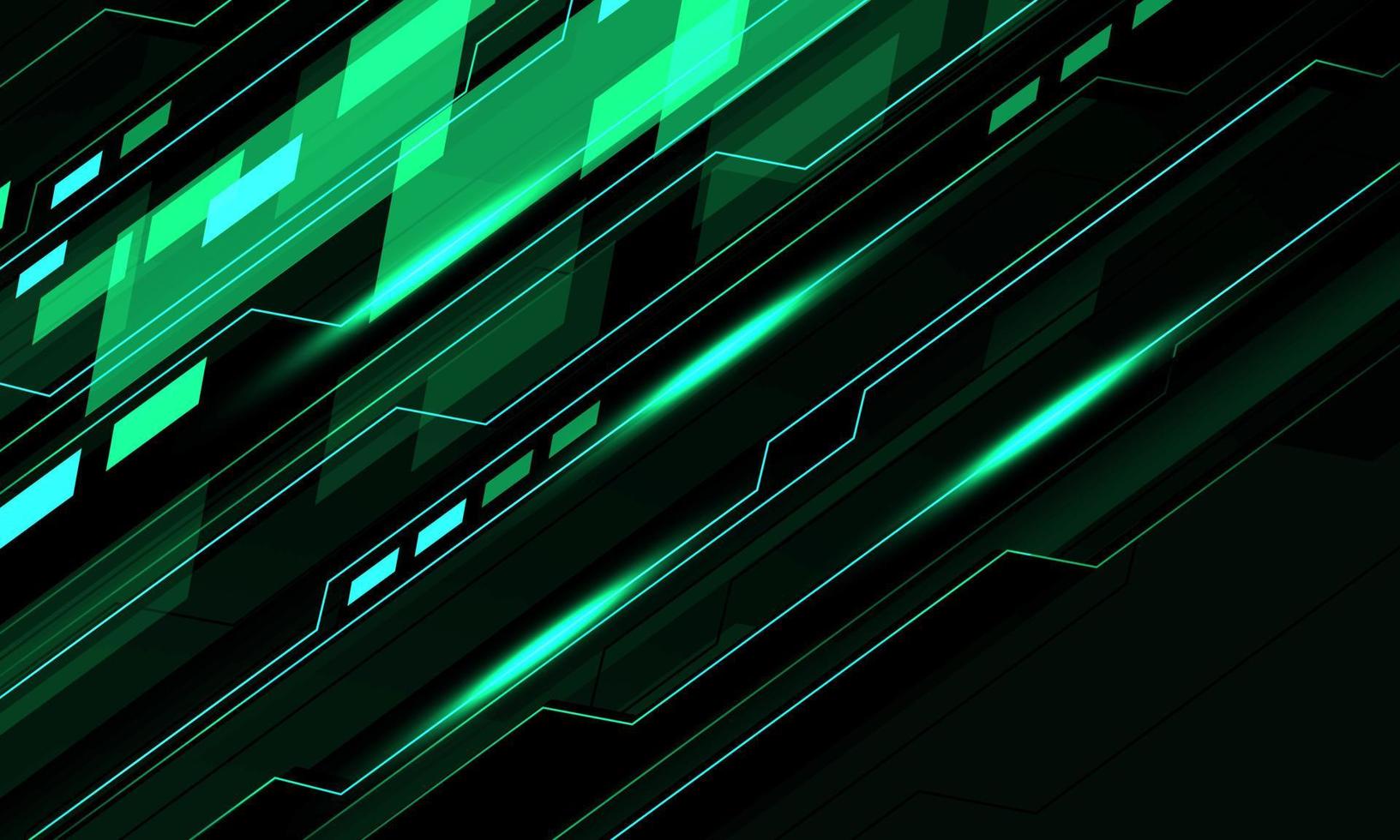 abstract groen toon lijn cyber stroomkring patroon ontwerp ultramodern futuristische technologie achtergrond vector
