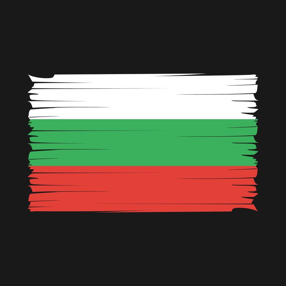 bulgarije vlag borstel vector