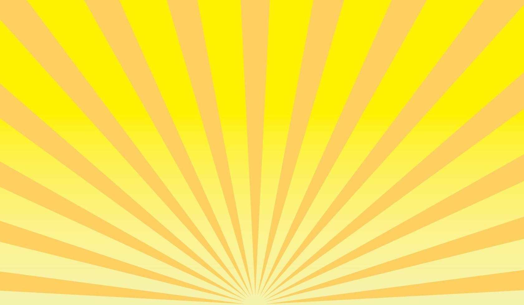 abstract geel zonnestraal achtergrond vector