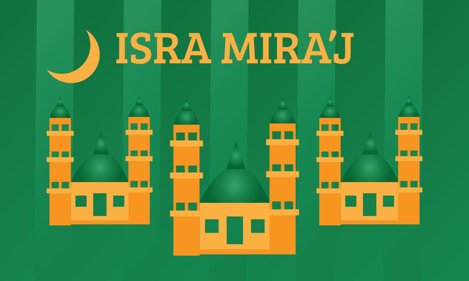 isra miraj vector web banier sjabloon