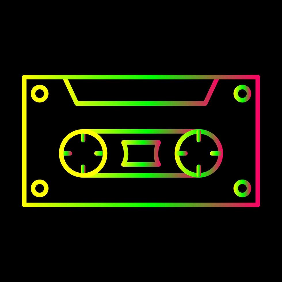 casette vector icoon