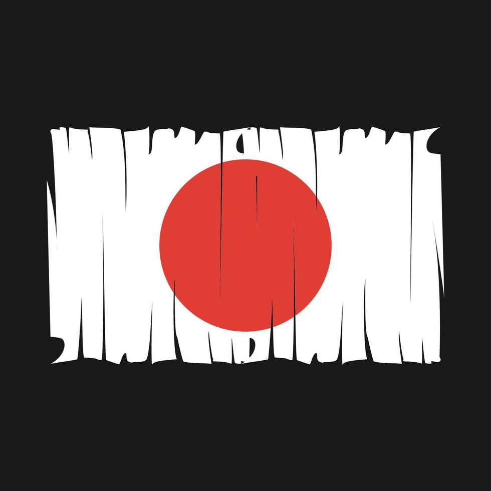 japanse vlag vector