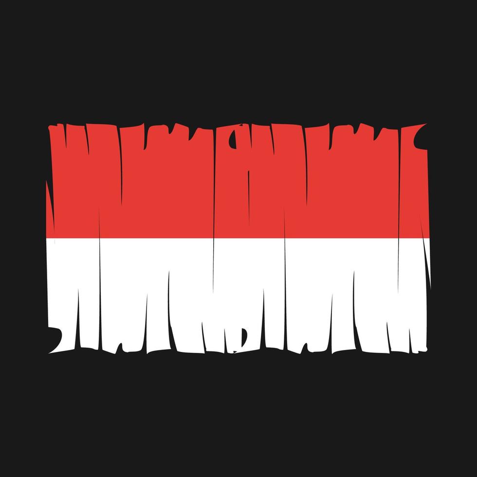 vlag van indonesië vector