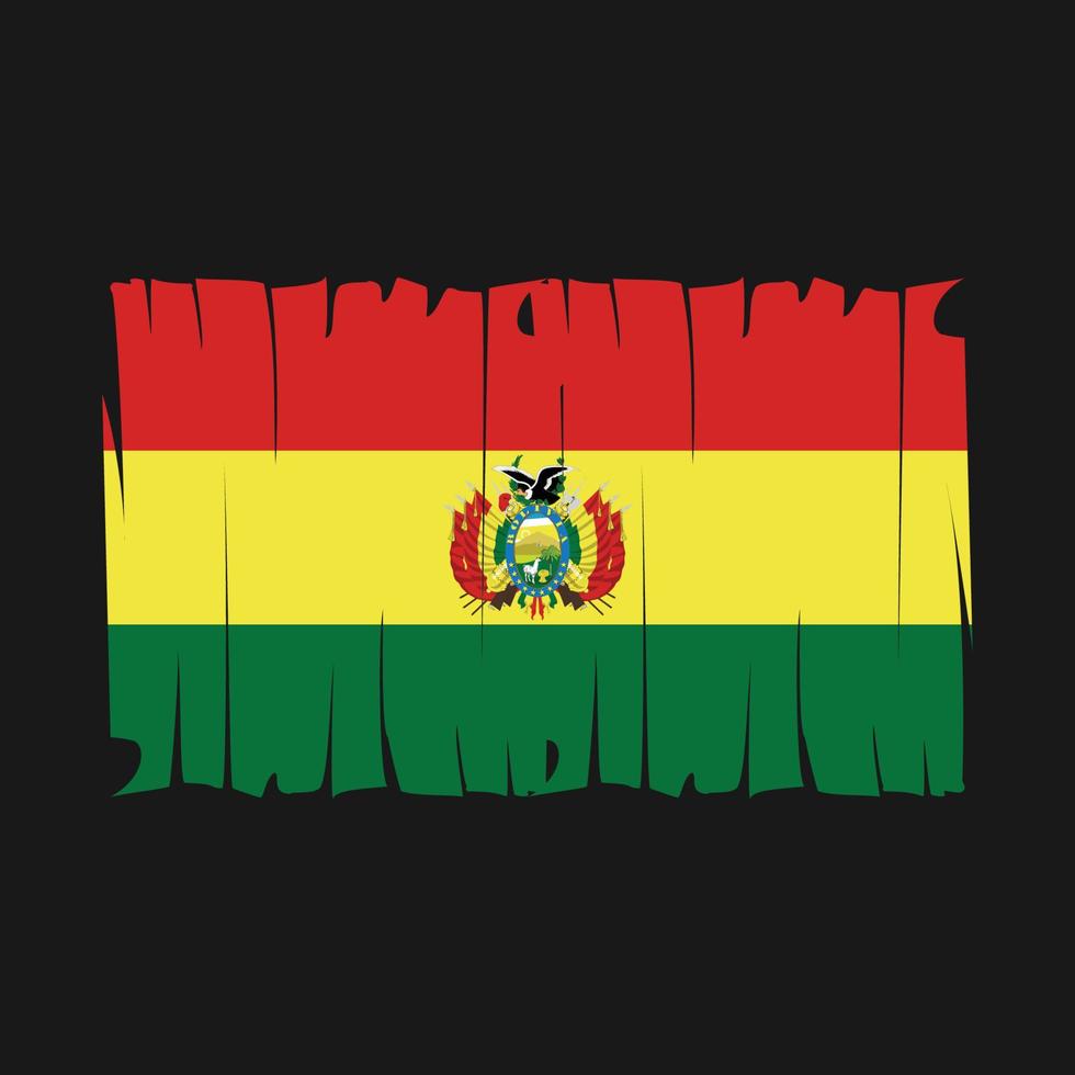 vlag van bolivia vector