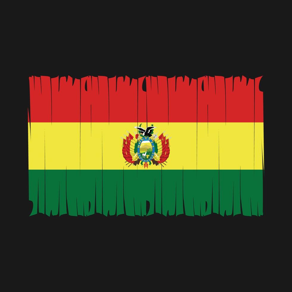 Bolivia vlag borstel vector illustratie