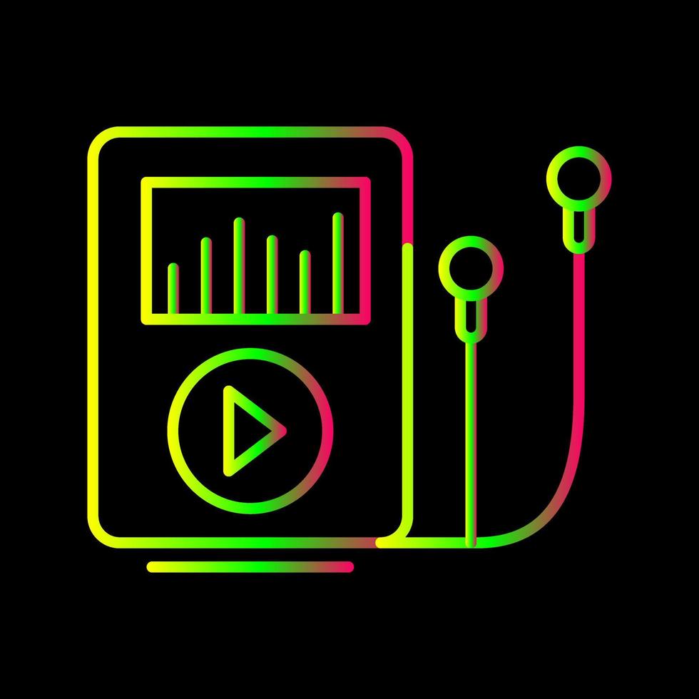 muziek- speler vector icoon