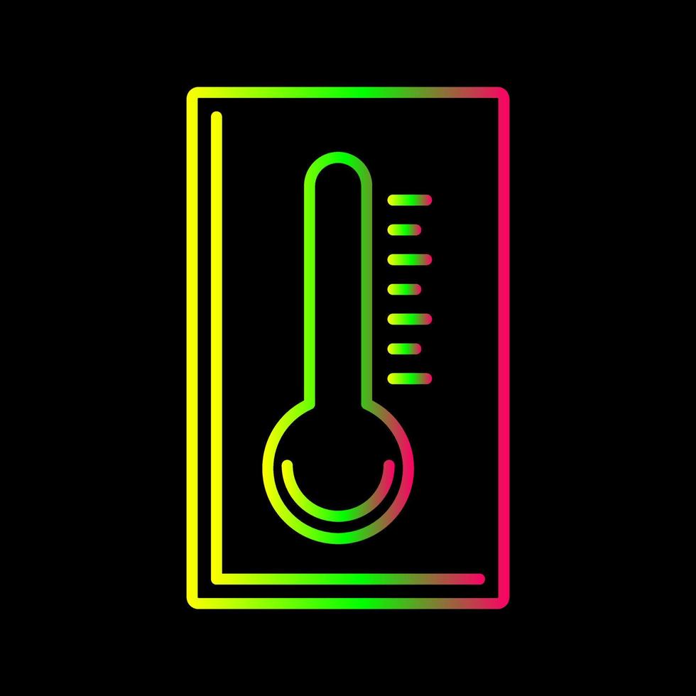 thermometer vector pictogram