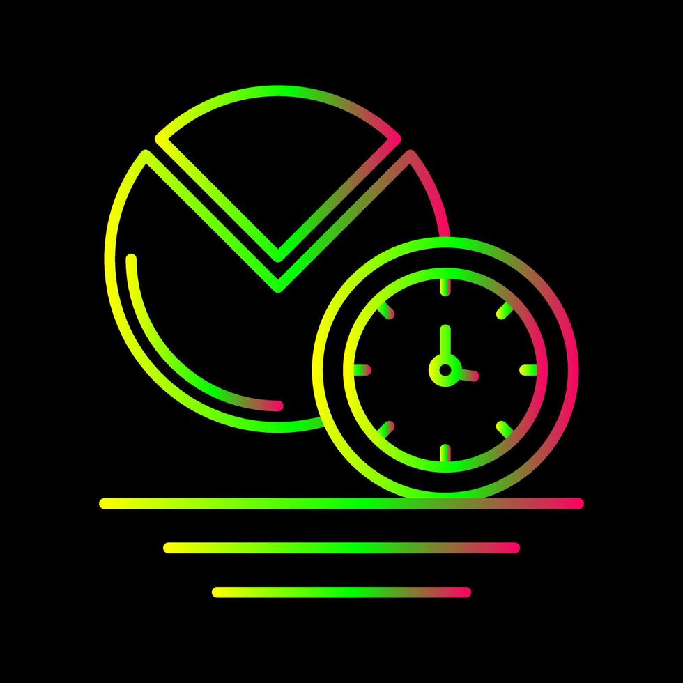 cirkeldiagram vector pictogram