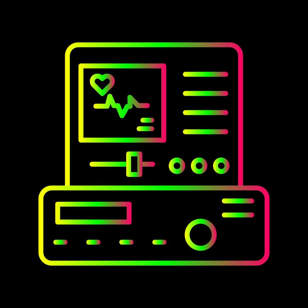 elektrocardiogram vector icoon