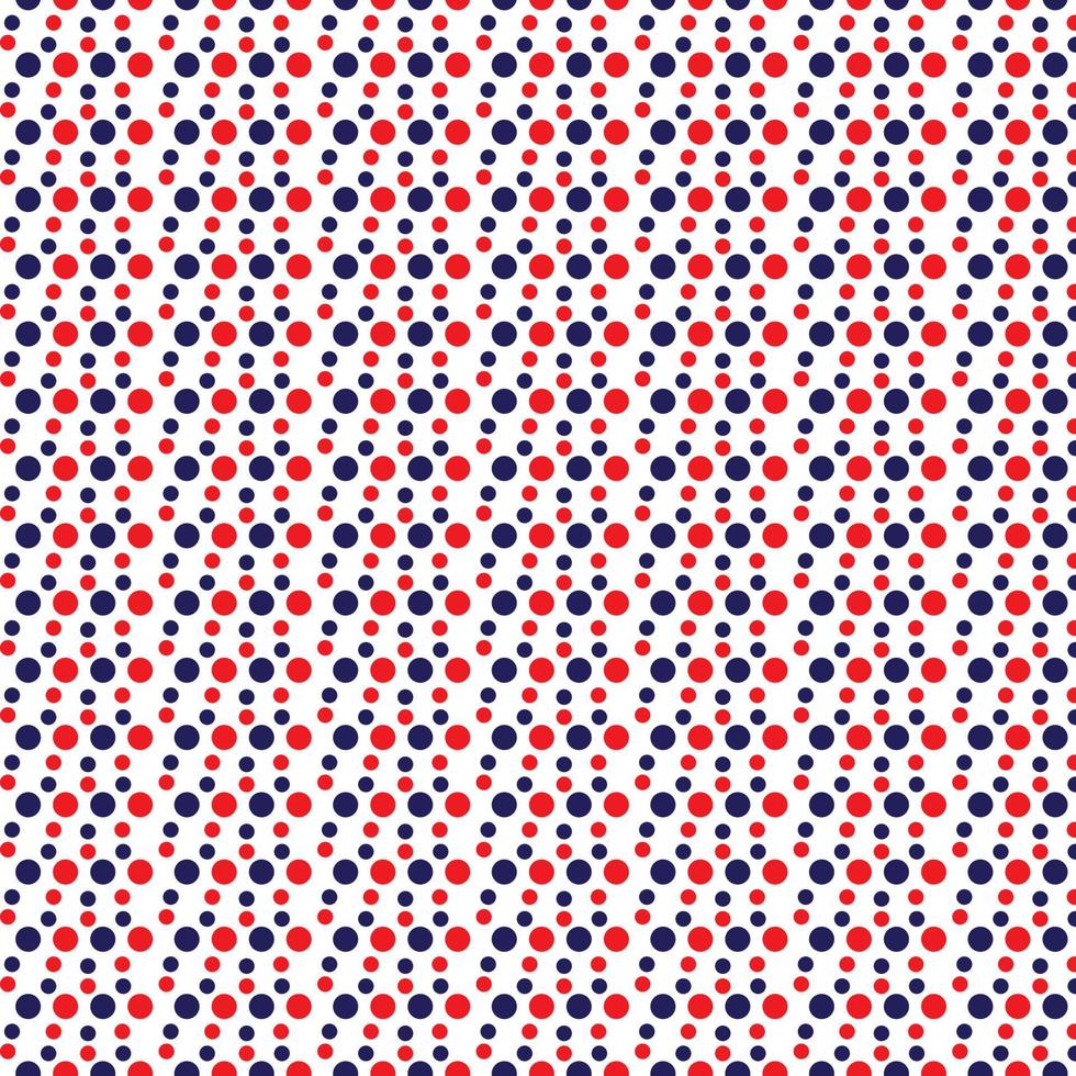 patriottisch rood wit blauw sterren, strepen, polka dots en chevron vector patronen. juli 4e onafhankelijkheid dag achtergronden. diagonaal, horizontaal en zigzag strepen. patroon tegel stalen inbegrepen.