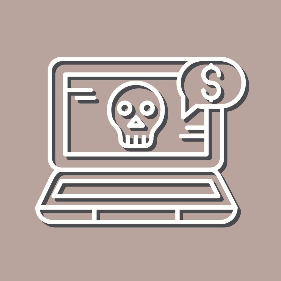 online fraude vector icoon