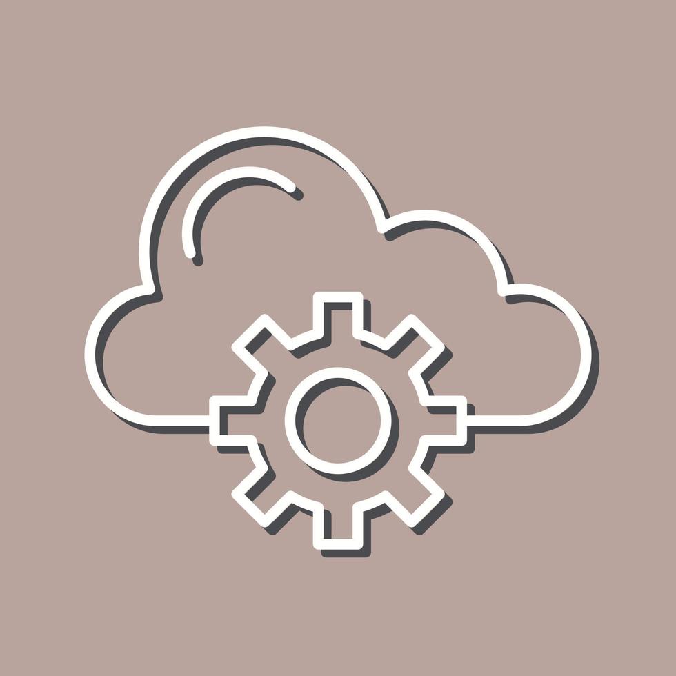 cloud computing vector icon